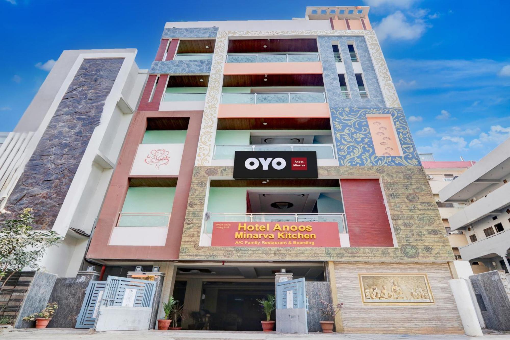 Hotel O Anoos Minarva Hyderabad Exterior foto